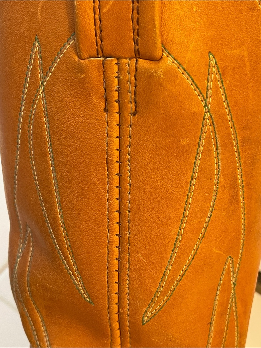 FRYE AND CO. 1972 Vintage Square-toe Leather Campus Boots 5 1/2 B Fits Women 6